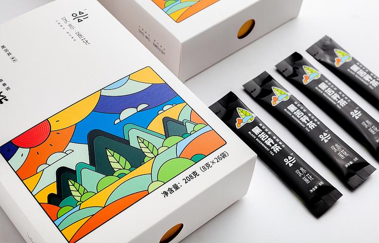 汉水&middot;莲花 黑苦荞茶包装设计